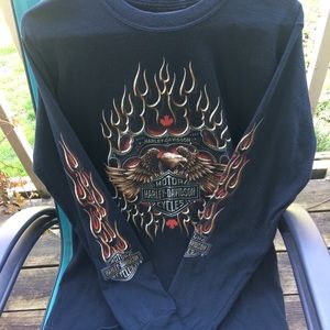 Harley Davidson women’s long sleeve shirt.